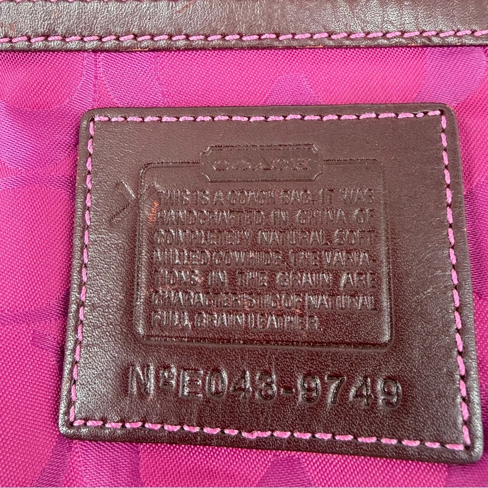 Rare Vintage Coach 9749 Legacy Pink Leather Satchel T… - Gem